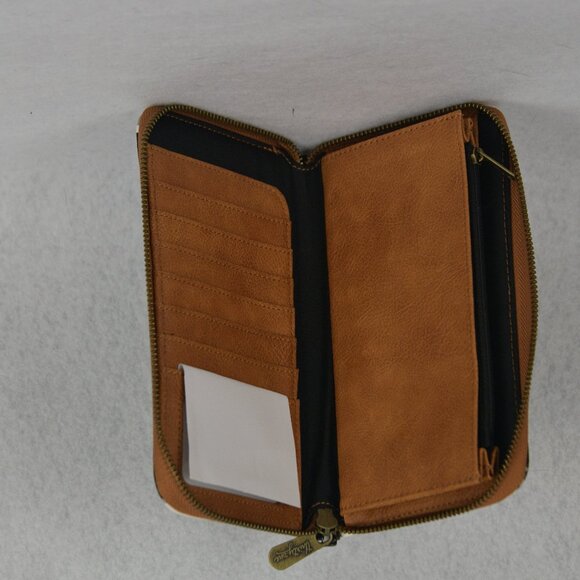 Thirty-One All About The Benjamins Wallet Houndstooth Pebble NEW - Picture 3 of 3